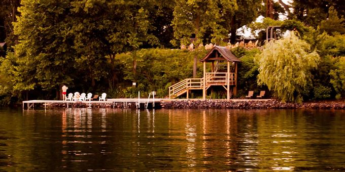 Swimming paradise on the Island.