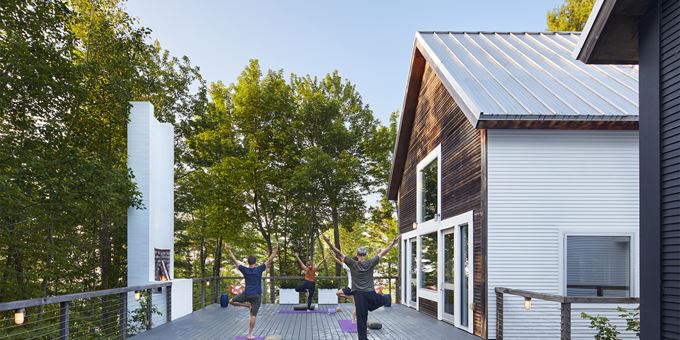 Yoga on the Deck